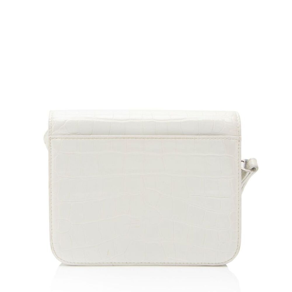 Balenciaga Croc Embossed Leather Small B Bag - Picture 3 of 10